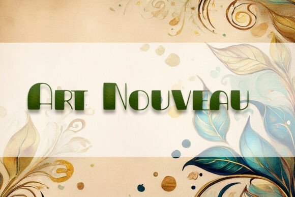 Art Nouveau: A Display Font That Brings Elegance to Branding Projects