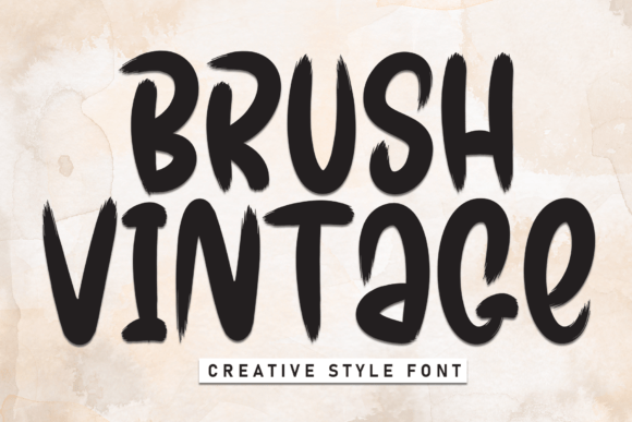 Brush Vintage: A Display Font That Builds Brand Trust