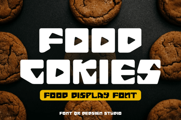 Food Cokies Font Review: A Bold Display Typeface for Small Business Branding