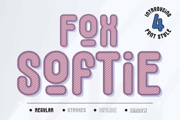 Fox Softie: A Playful Display Font for Editorial Design