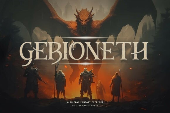 Gebioneth: A Display Typeface for Editorial Storytelling