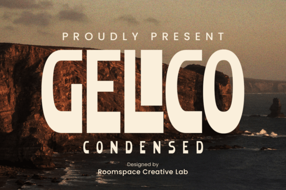 Gelico Condensed Regular 1: A Display Font Made for Makers