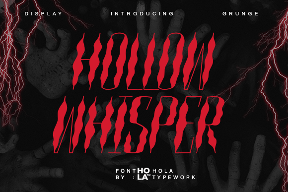 H1: Hollowwhisper Regular: A Font for Mood and Meaning