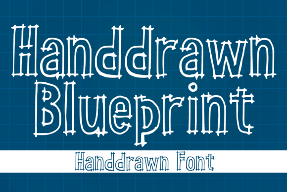 Handdrawn Blueprint: A Font for Creative Campaigns