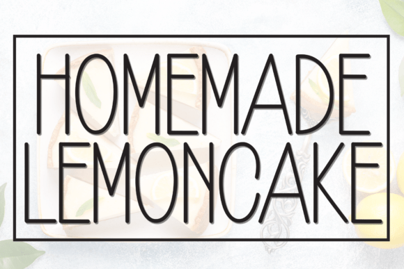 Homemade Lemoncake: A Display Font for Warm, Reader-Focused Editorial Design