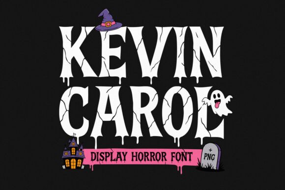 Jt Kevincarol: A Horror Display Font for Editorial Storytelling