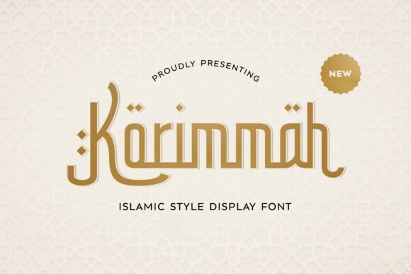 Korimmah: A Modern Islamic Display Font for Designers