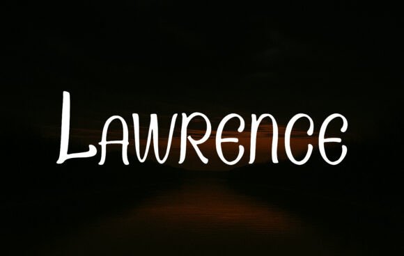 Lawrence: A Handwritten Display Font for Elegant Editorial Design
