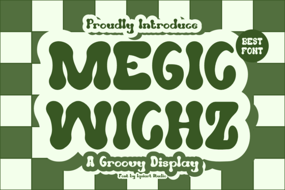Megic Wichz: A Groovy Display Font for Editorial Design