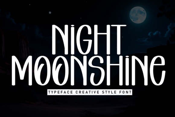 Night Moonshine: A Font That Elevates Digital Branding