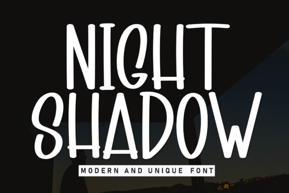 Night Shadow: The Display Font That Elevates Handmade Products
