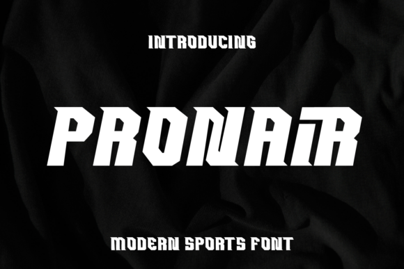Pronair Font: A Display Typeface Built for Speed and Storytelling