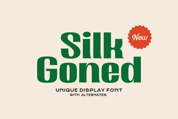 Silk Goned: A Display Font with Retro Charm and Modern Edge