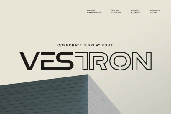 Vestron Display Font: A Smart Choice for Small Business Branding