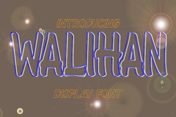 Walihan Regular: A Display Font with Editorial Presence